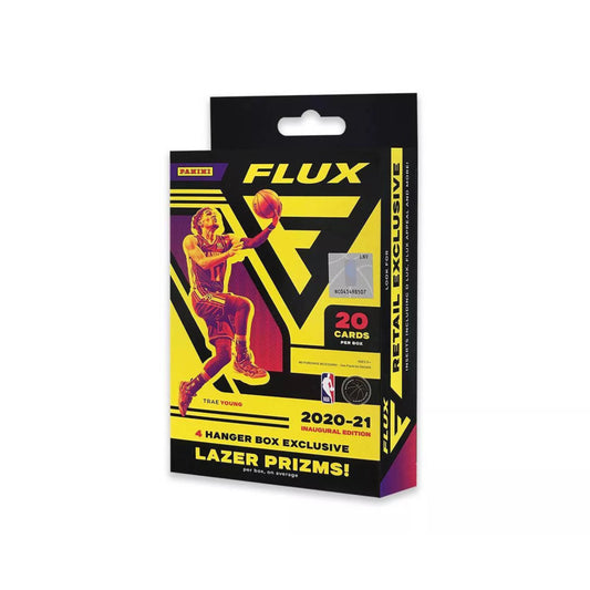 2020-2021 Panini Flux Basketball Hanger Box - 20 Cards per box 4 hanger box exclusive Lazer Prizms