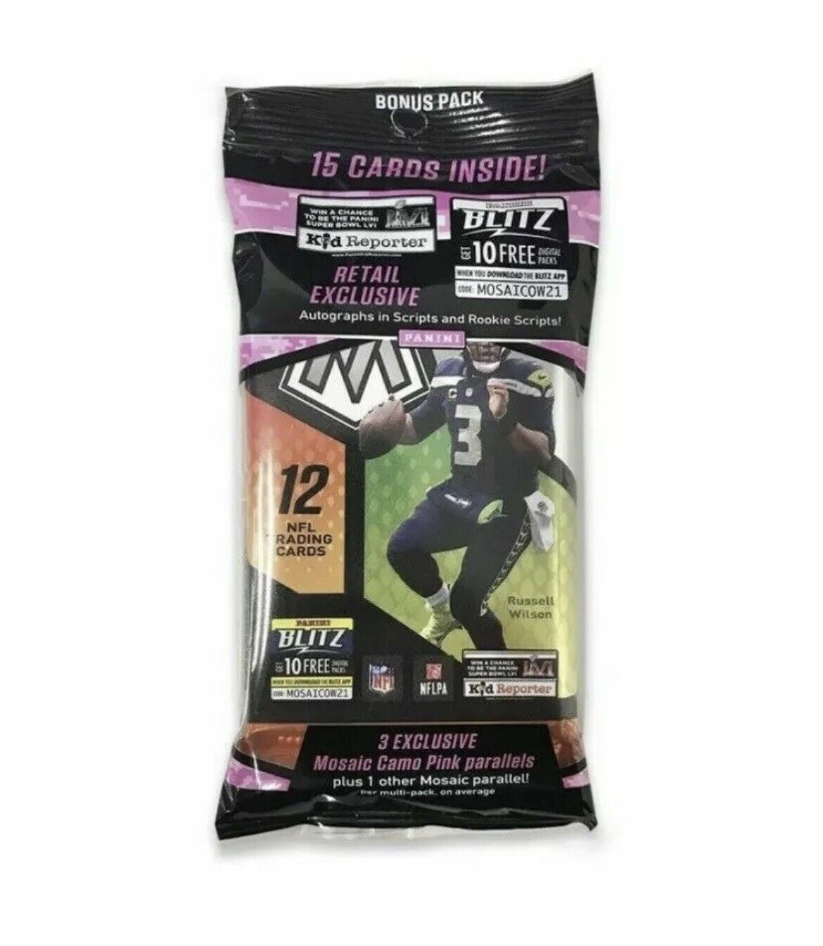 2021 Mosaic Football Cello Pack