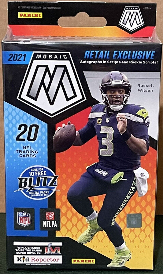 2021 Mosaic Football Hanger Box