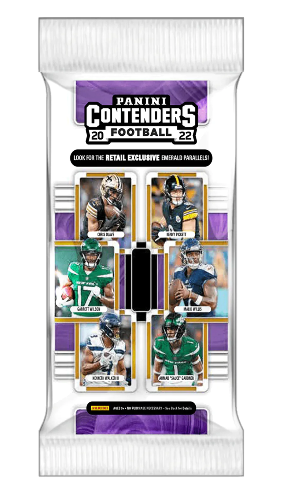 2022 Contenders Football Hanger/Value Pack - 22 Cards