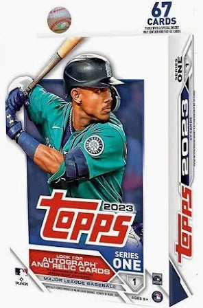 2023 Topps Baseball Series One Hanger Box - 67 Cards