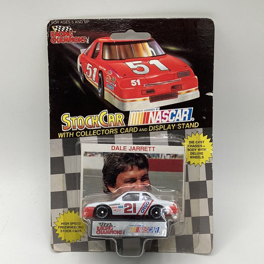 1991 Racing Champions Stock Car #21 Dale Jarrett Red/White 1/64