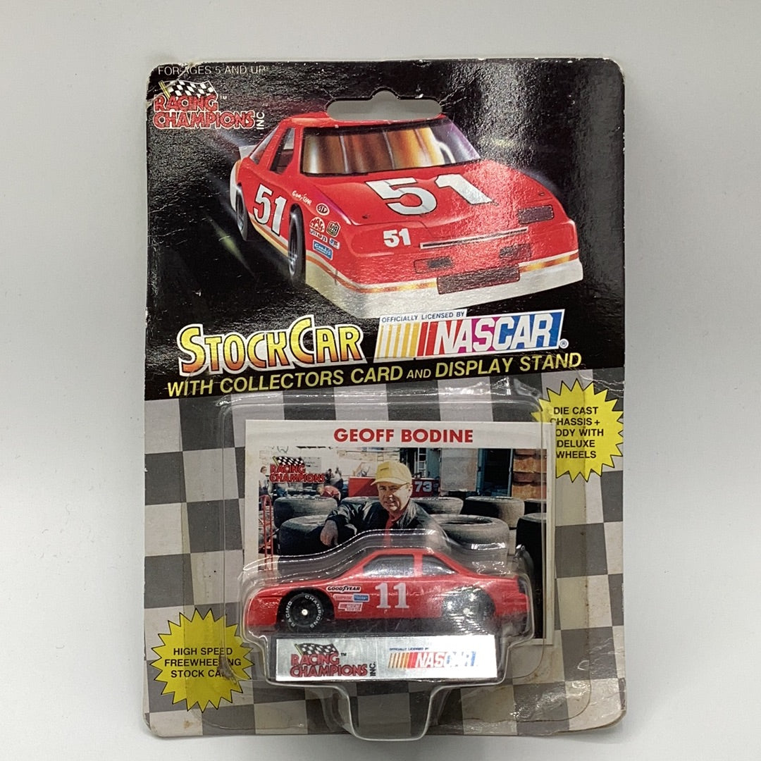 1991 Racing Champions Stock Car #11 Geoff Bodine Red/White 1/64