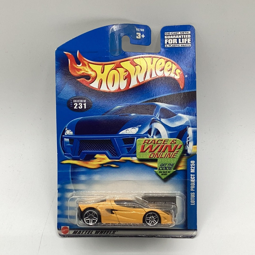 Hot Wheels 2000 Lotus Project M250. Rare,VHTF-  '01 Blue Card. Collector No. 231.