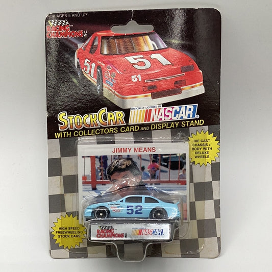 1991 Racing Champions Stock Car #52 Jimmy Means Blue/Blue 1/64 FREE SHIPPING