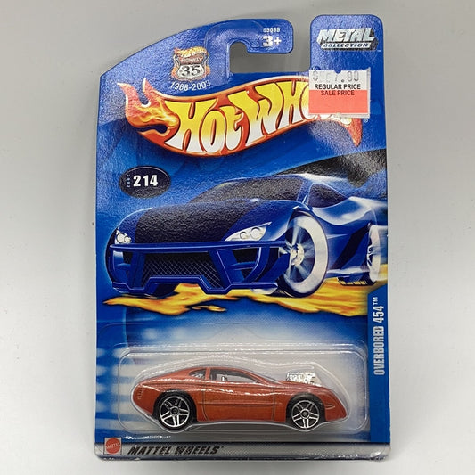 2002 Hot Wheels #214 OVERBORED 454 ORANGE