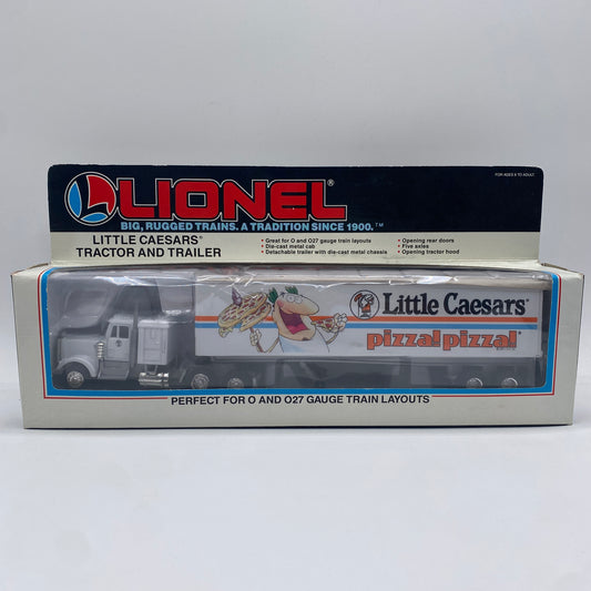 Lionel O GAUGE #6-12864 Little Caesars Pizza Pizza Tractor & Trailer ~NEW in BOX