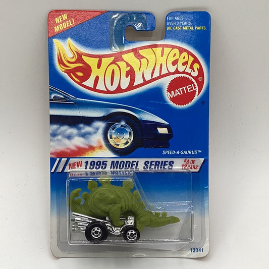 Hot Wheels 1995 - Speed-a-saurus - 1995 Model Series 4 of 12 #345 (173) GREEN