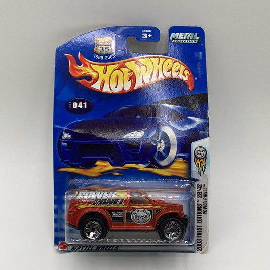 Hot Wheels #041 Power Panel, 2003 First Editions 29/42  Metal Collection