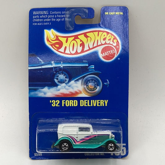 1995 Hot Wheels Blue Card Main line '32 Ford Delivery 7SP Wheels #135 9599