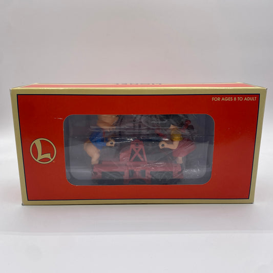 *NIB* Lionel 6-18434 Porky and Petunia Handcar, O-Gauge with DC Motor, Charming