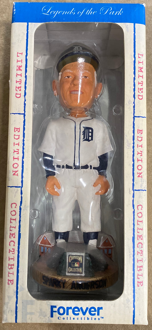 Forever Collectibles: Legends of the Park Sparky Anderson Bobblehead | Condition is *BRAND NEW*