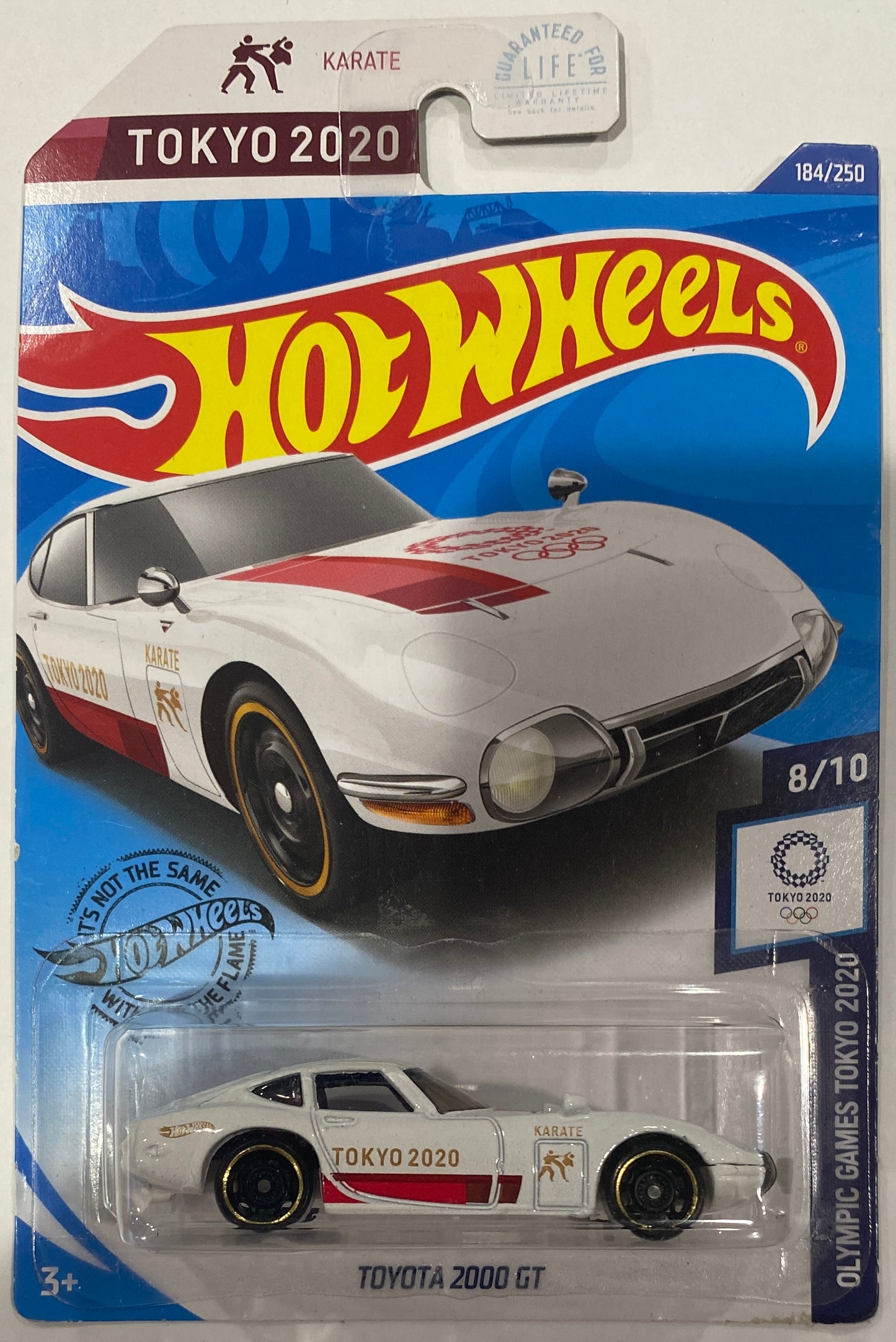 2020 Hot Wheels "Olympic Games Tokyo 2020" 8/10 Tokyo 2020 Karate Toyota 2000 GT Die-Cast Toy | Condition is *BRAND NEW*