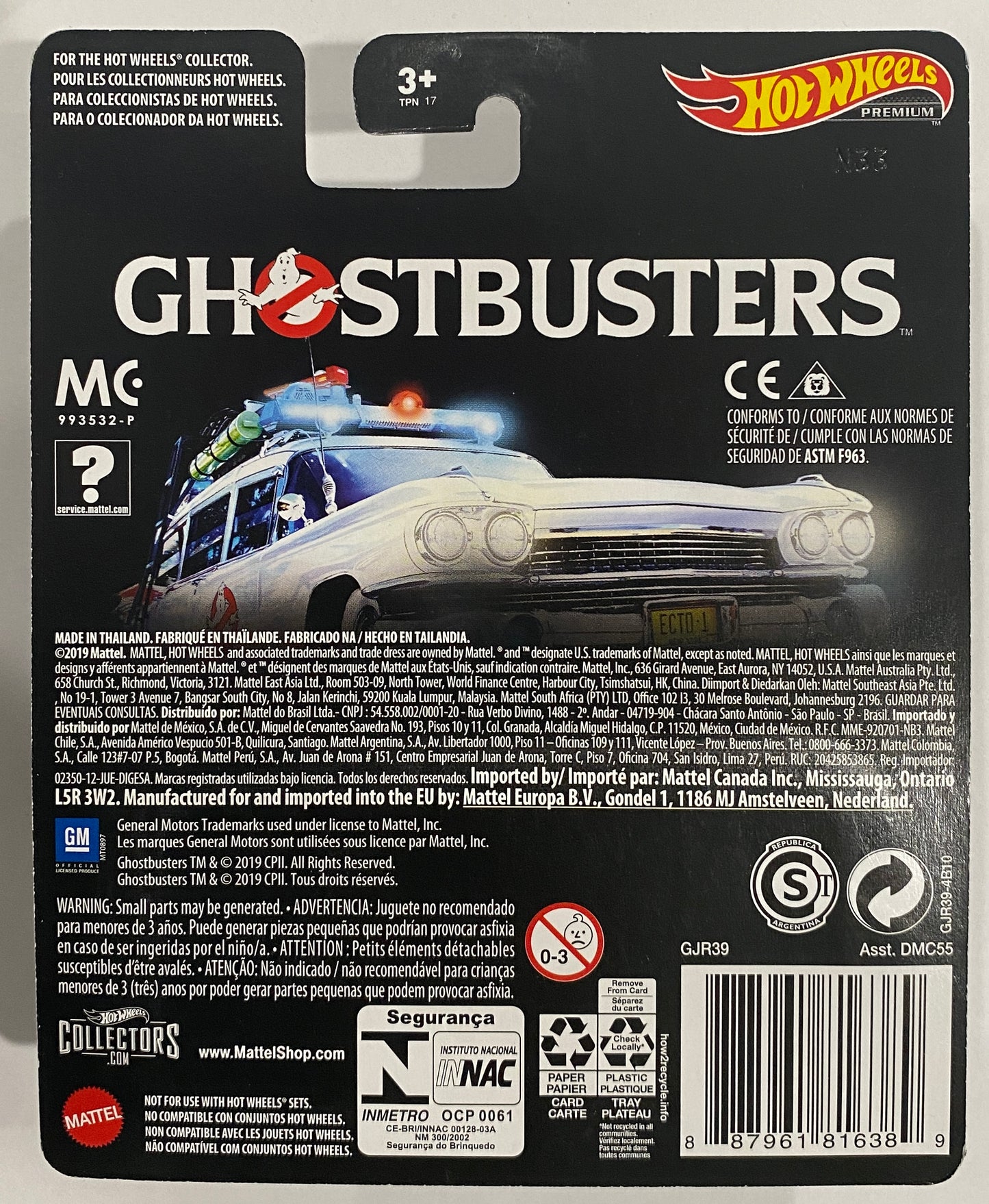 2020 Hot Wheels Real Riders Ghostbusters ECTO-1 Die-Cast Toy | Condition is *BRAND NEW*