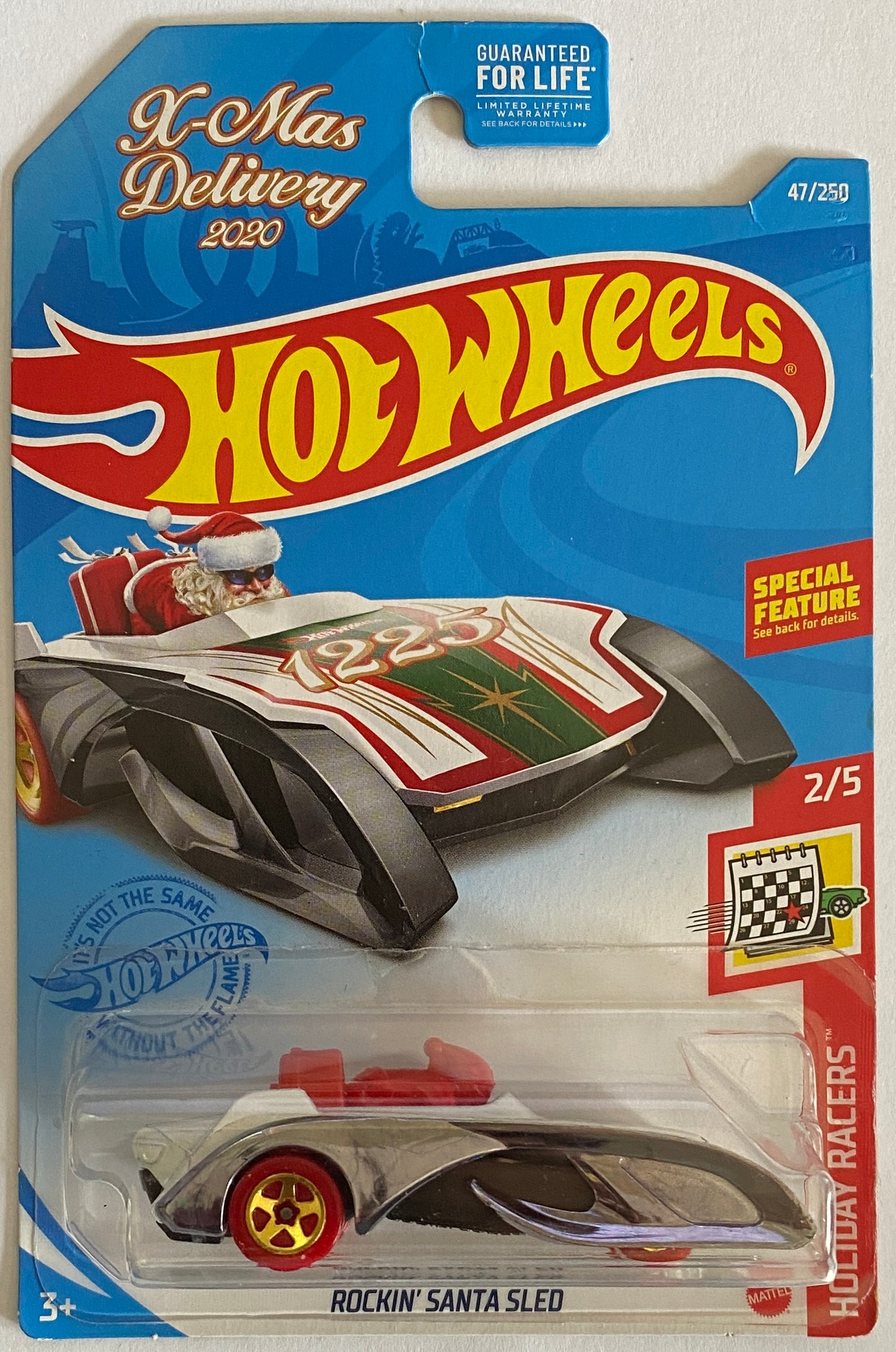 2020 Hot Wheels "Holiday Racers" 2/5 Rockin' Santa Sled Die-Cast Toy | Condition is *BRAND NEW*