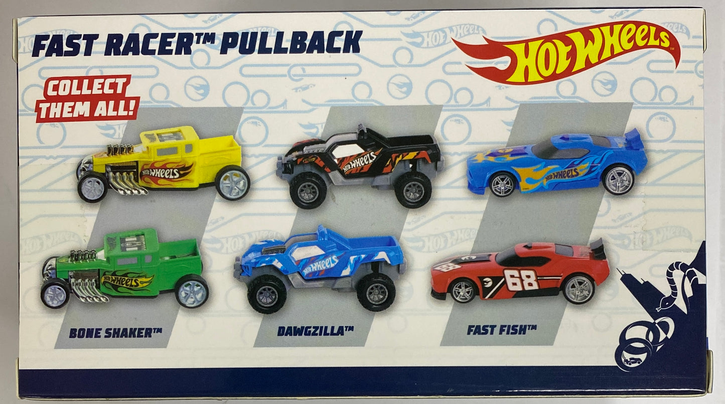 2020 Hot Wheels "Fast Racer Pullback" Green Boneshaker | Condition is *BRAND NEW*