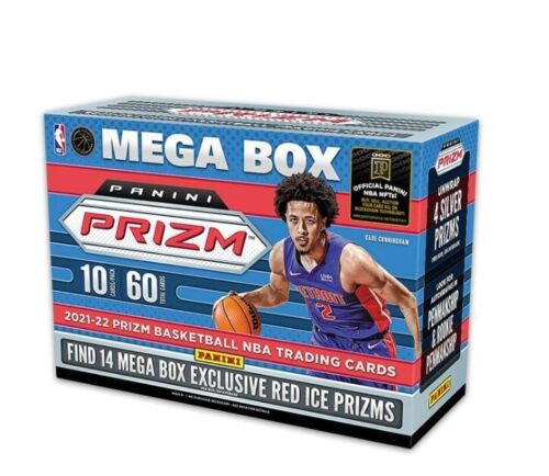 2021-22 Panini Prizm NBA Basketball Factory Sealed RED ICE MEGA BOX