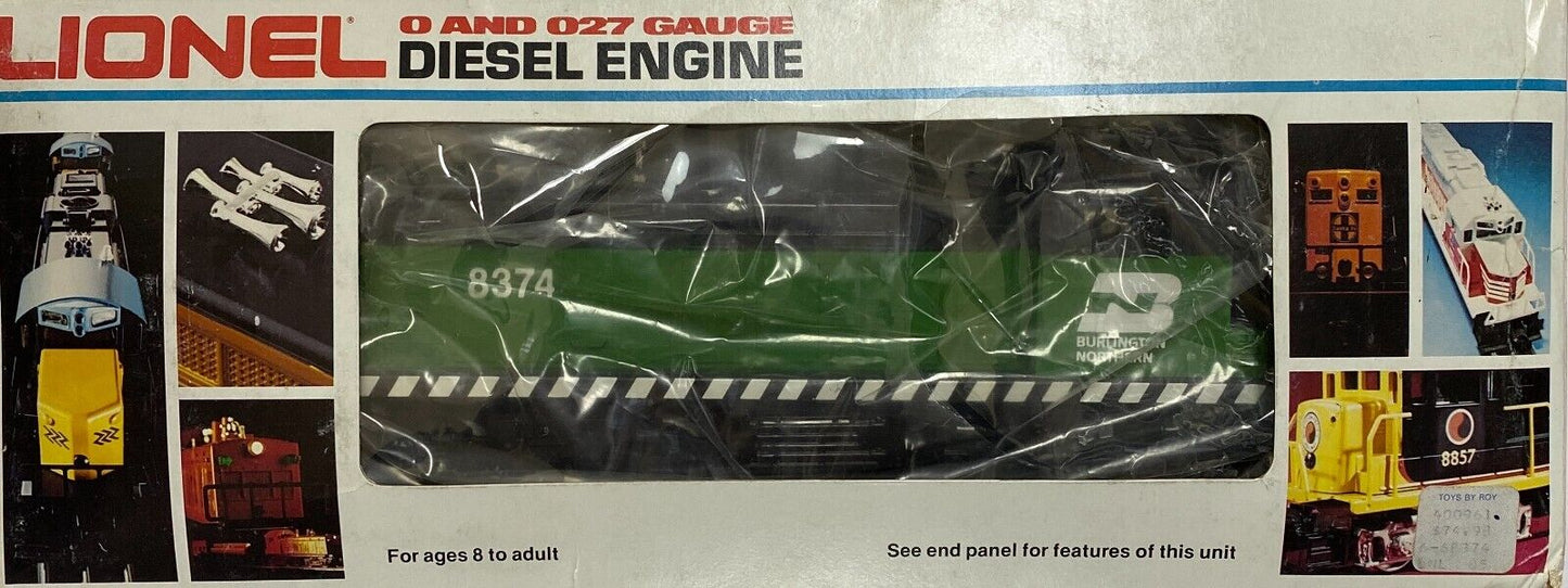 Lionel 6-8374 Burlington SW-1 Switcher Diesel Engine | *BRAND NEW* *NIB, RARE*