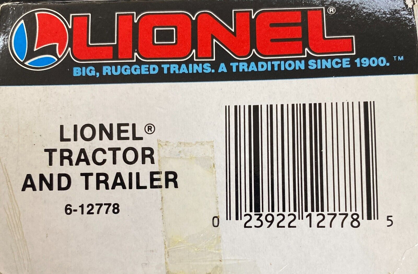 Lionel 6-12778 Tractor and Trailer | *BRAND NEW, RARE* | *NEVER OPENED | *NIB*